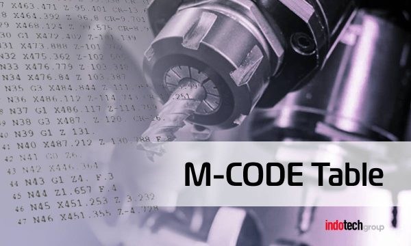 Tabel M Code pada Mesin CNC Milling - Indotech Trimitra Abadi