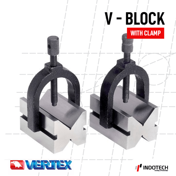 v-block with clamp vertex