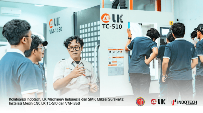 Kolaborasi Installasi mesin CNC LK