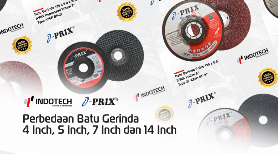 Perbedaan Batu Gerinda 4 Inch, 5 Inch, 7 Inch, 14 Inch